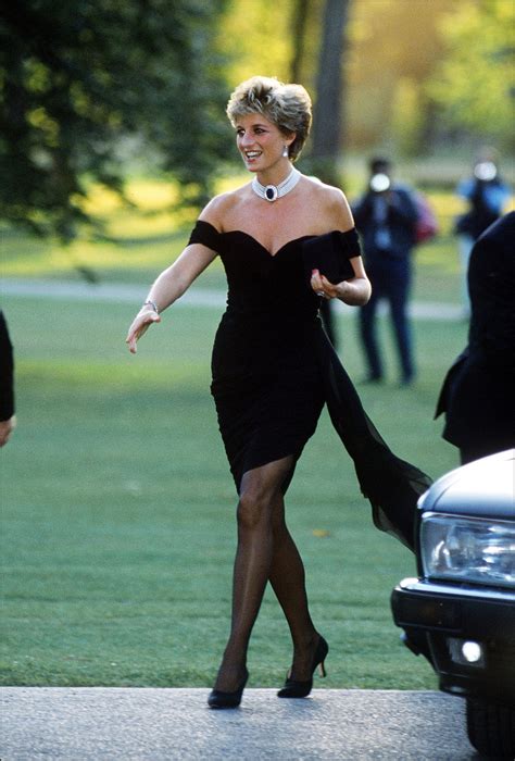 princess diana famous black dress.